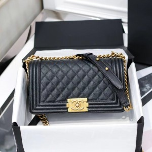 (정품급) 샤넬 보이백 캐비어 25cm