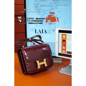 Constance 19 수제작 수입악어가죽